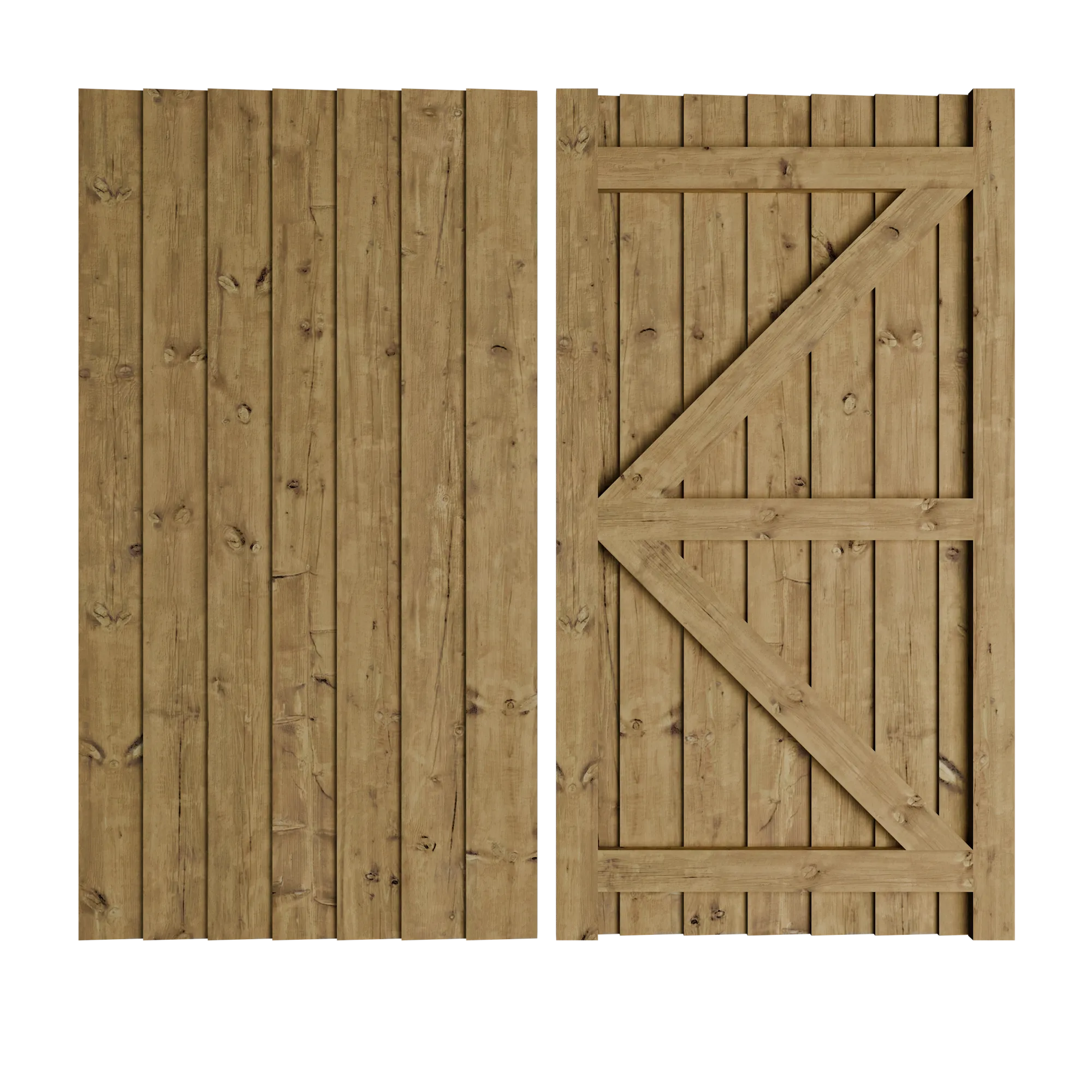 Portreath Framed Featheredge Gate (0.9m High)