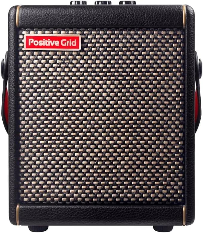 Positive Grid Spark MINI 10W Portable Smart Guitar Amp & Bluetooth Speaker with App for Playing Guitar at Home or Travel (Black)