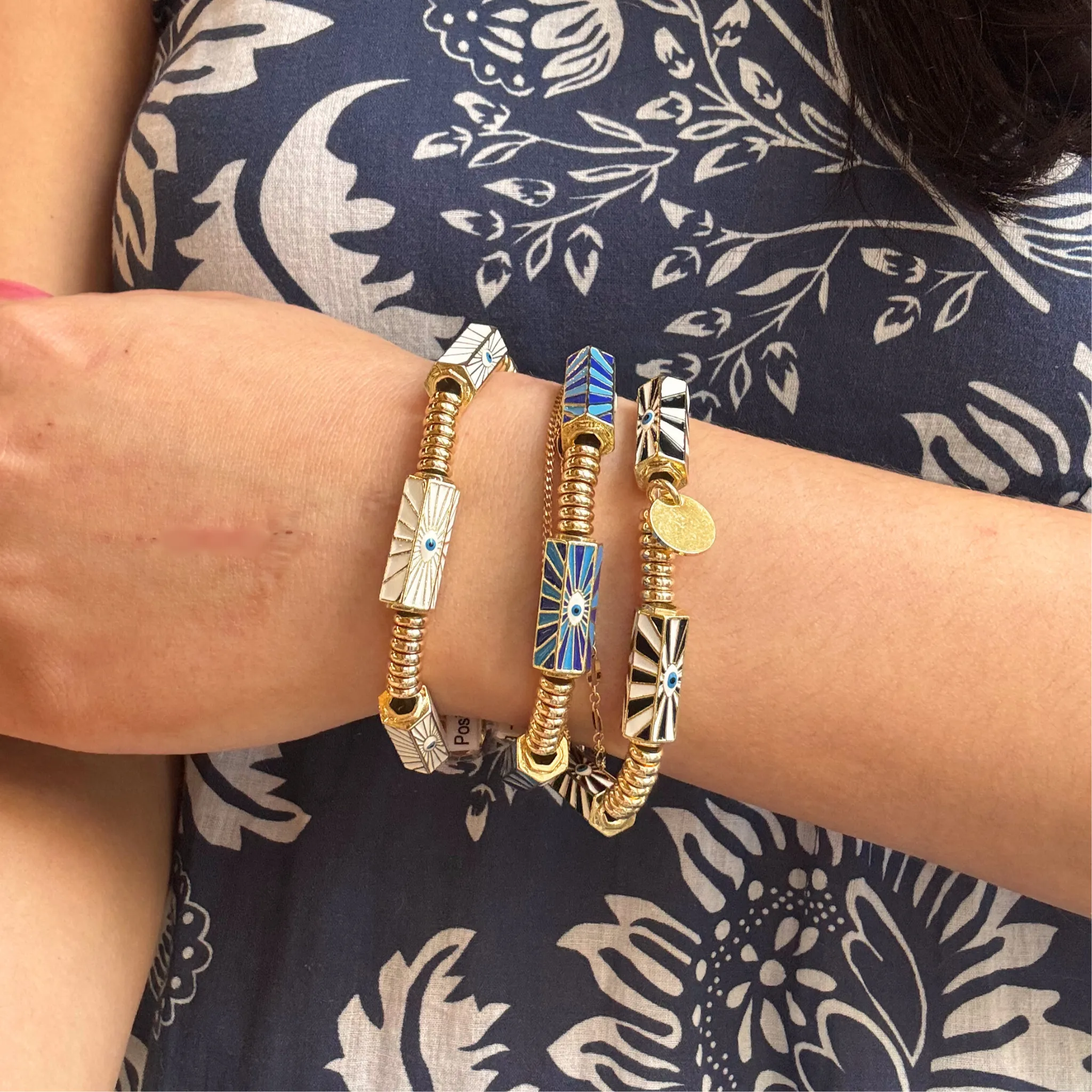 Positive Vibes Bracelet White
