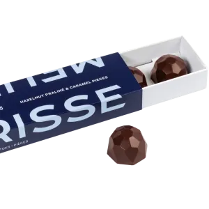 Pralines with Caramel 73% Dark Chocolate 10 x 75g