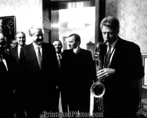 Pres BILL CLINTON Saxophone  0892
