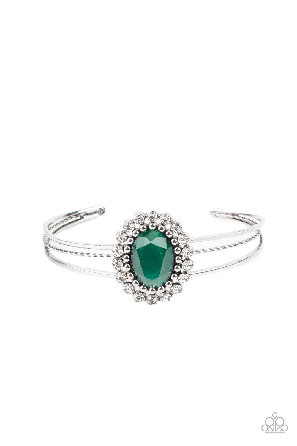 Prismatic Flower Patch - Green Bracelet