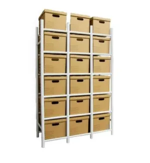Proslat Bin Warehouse Rack – 18 Filebox 65005