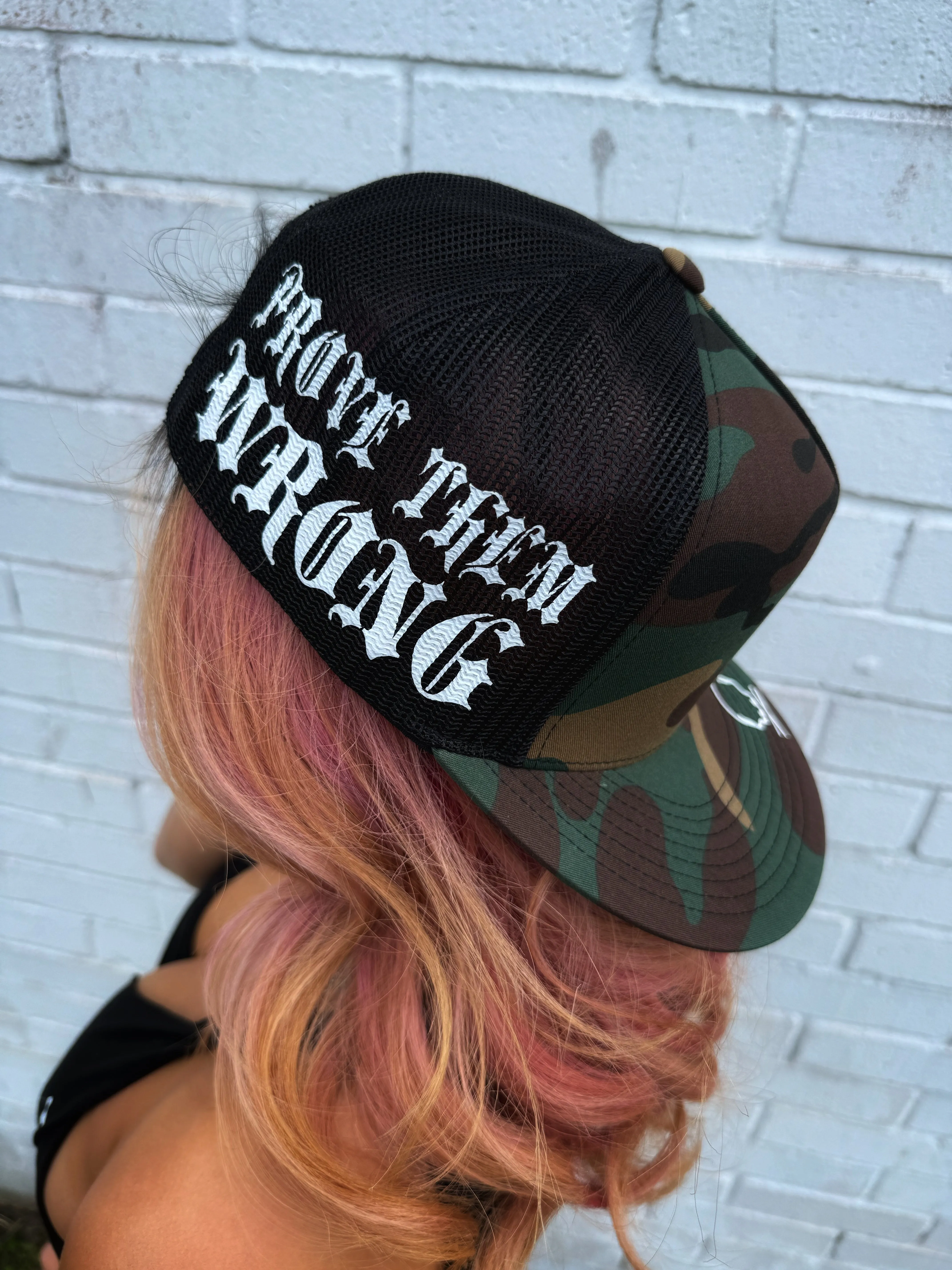 PROVE SIDE STYLE GREEN CAMO HAT