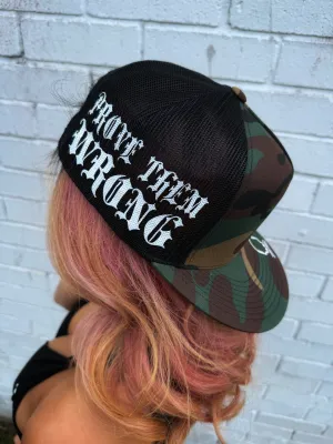 PROVE SIDE STYLE GREEN CAMO HAT