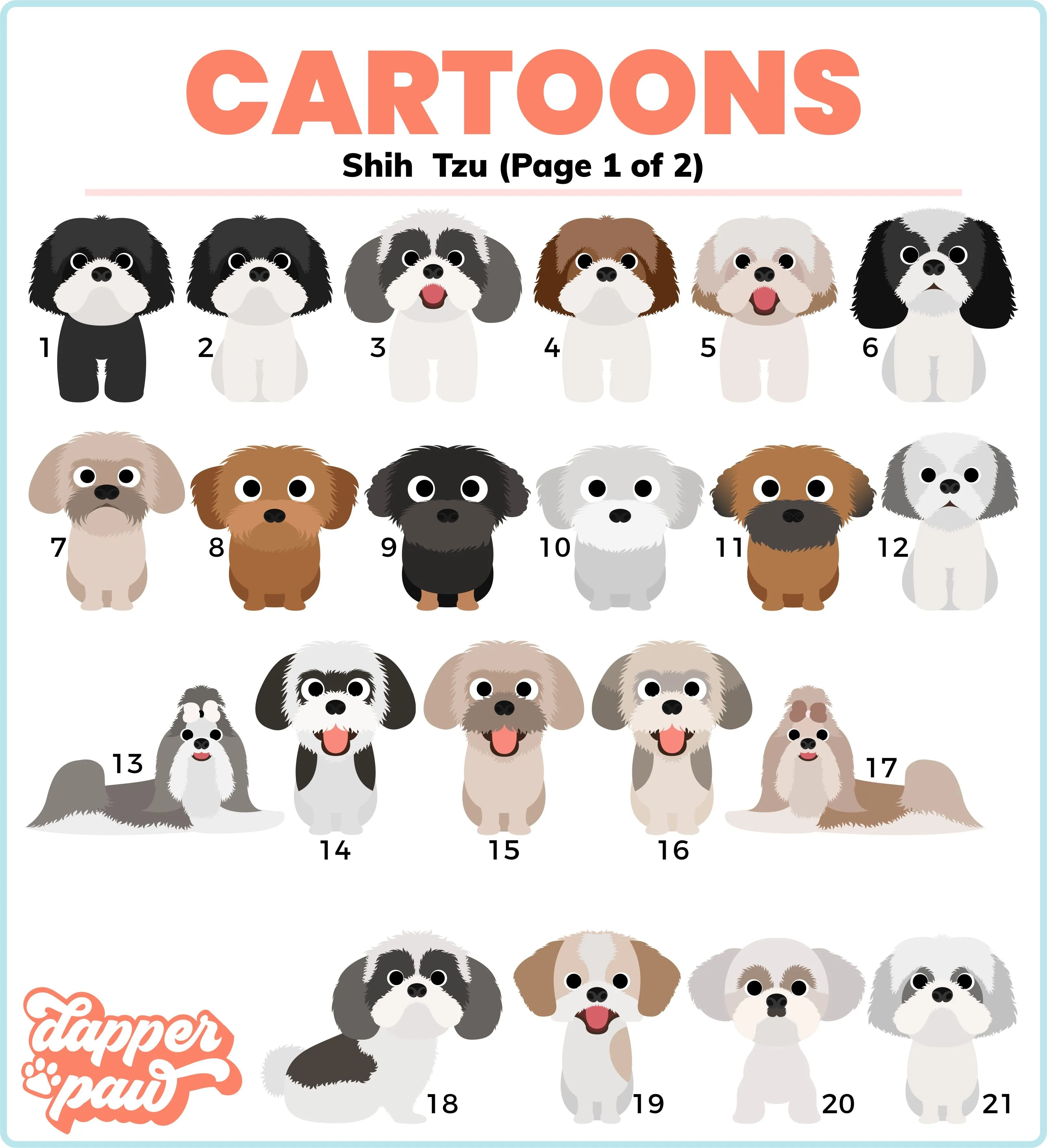 Pup and Me Cartoon Ornament