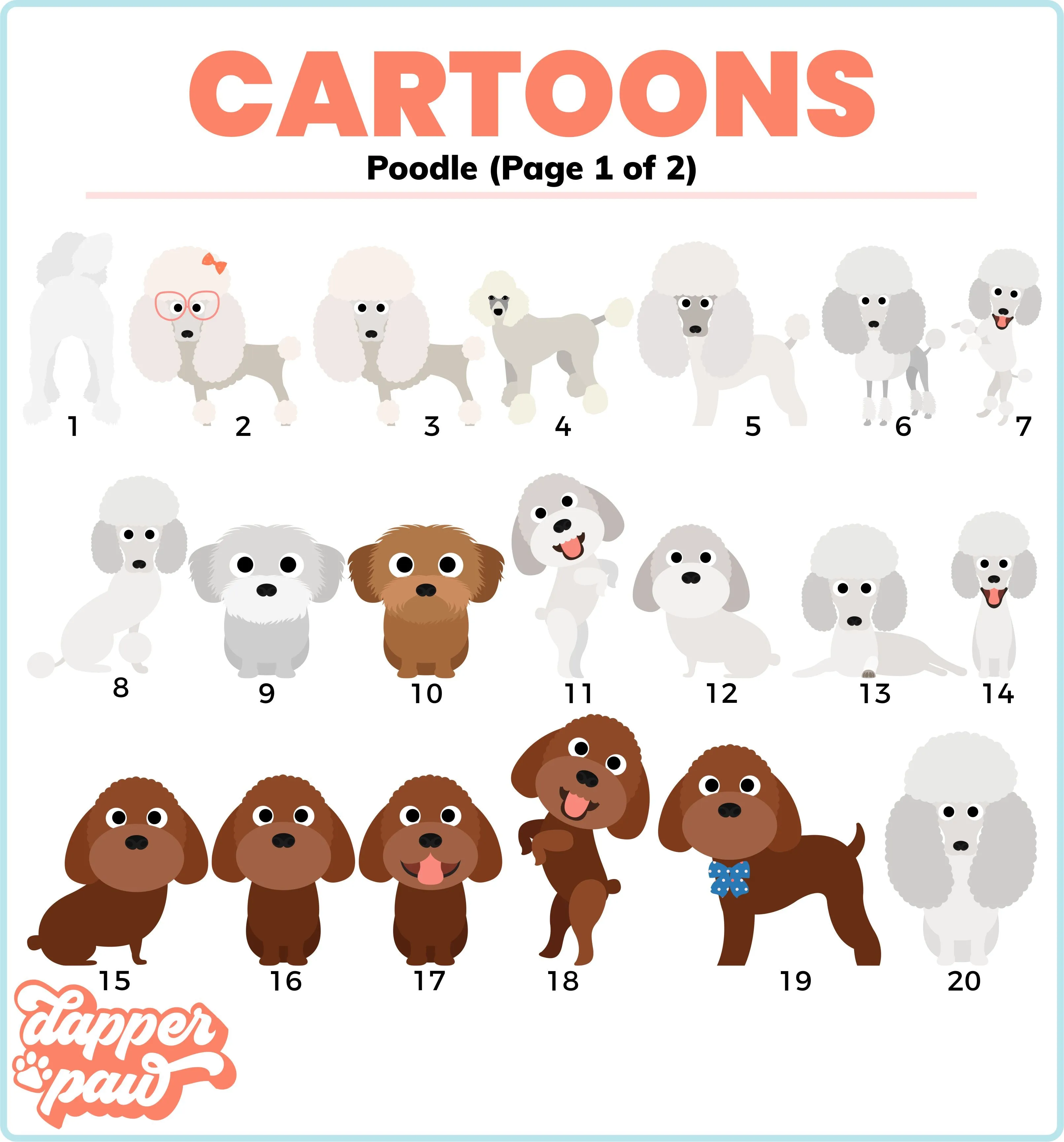 Pup and Me Cartoon Ornament