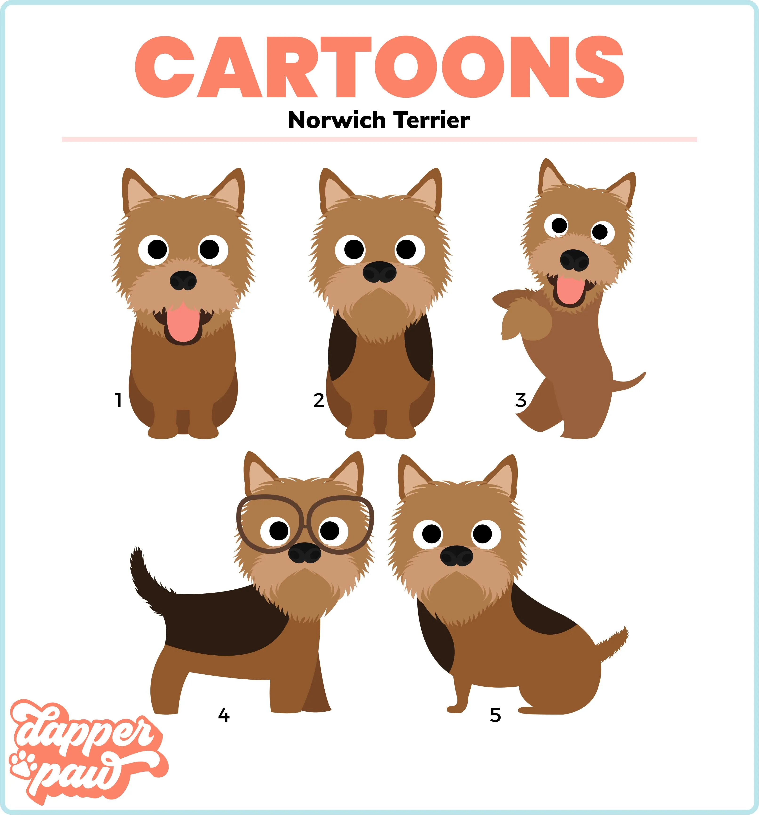 Pup and Me Cartoon Ornament