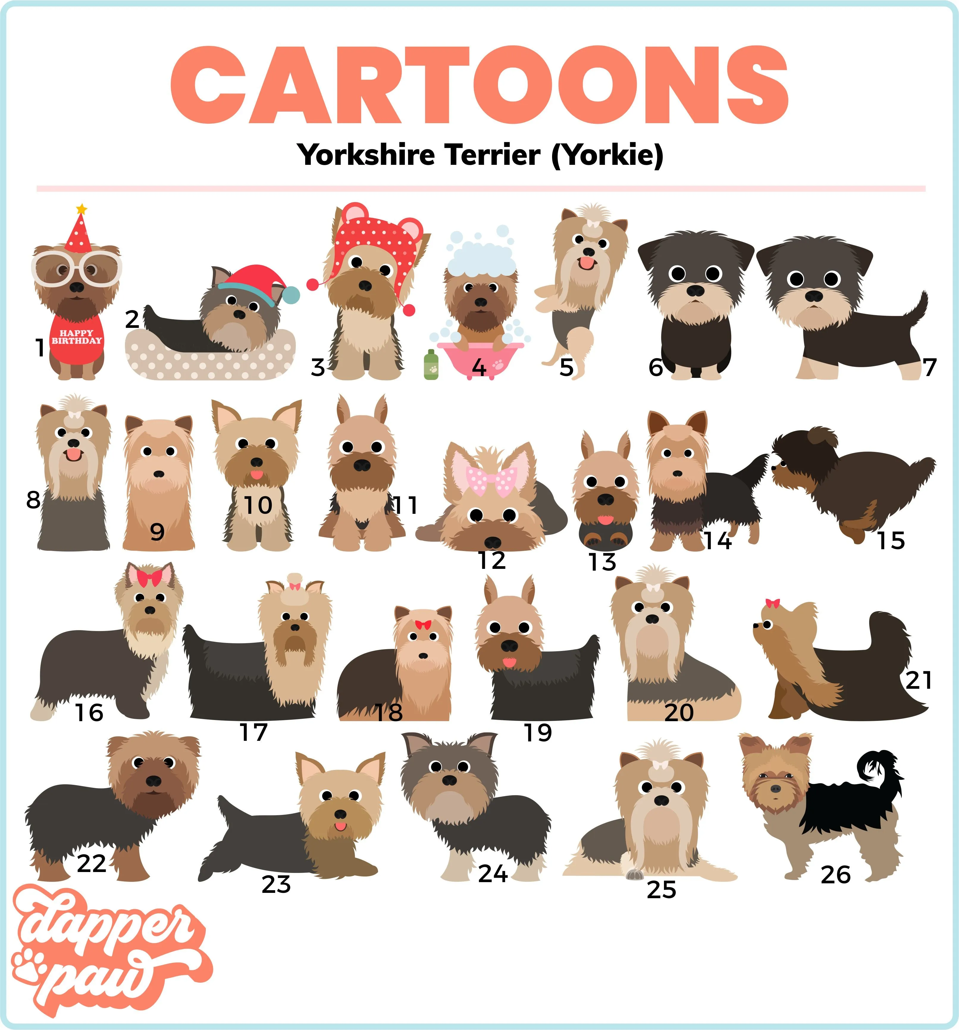 Pup and Me Cartoon Ornament