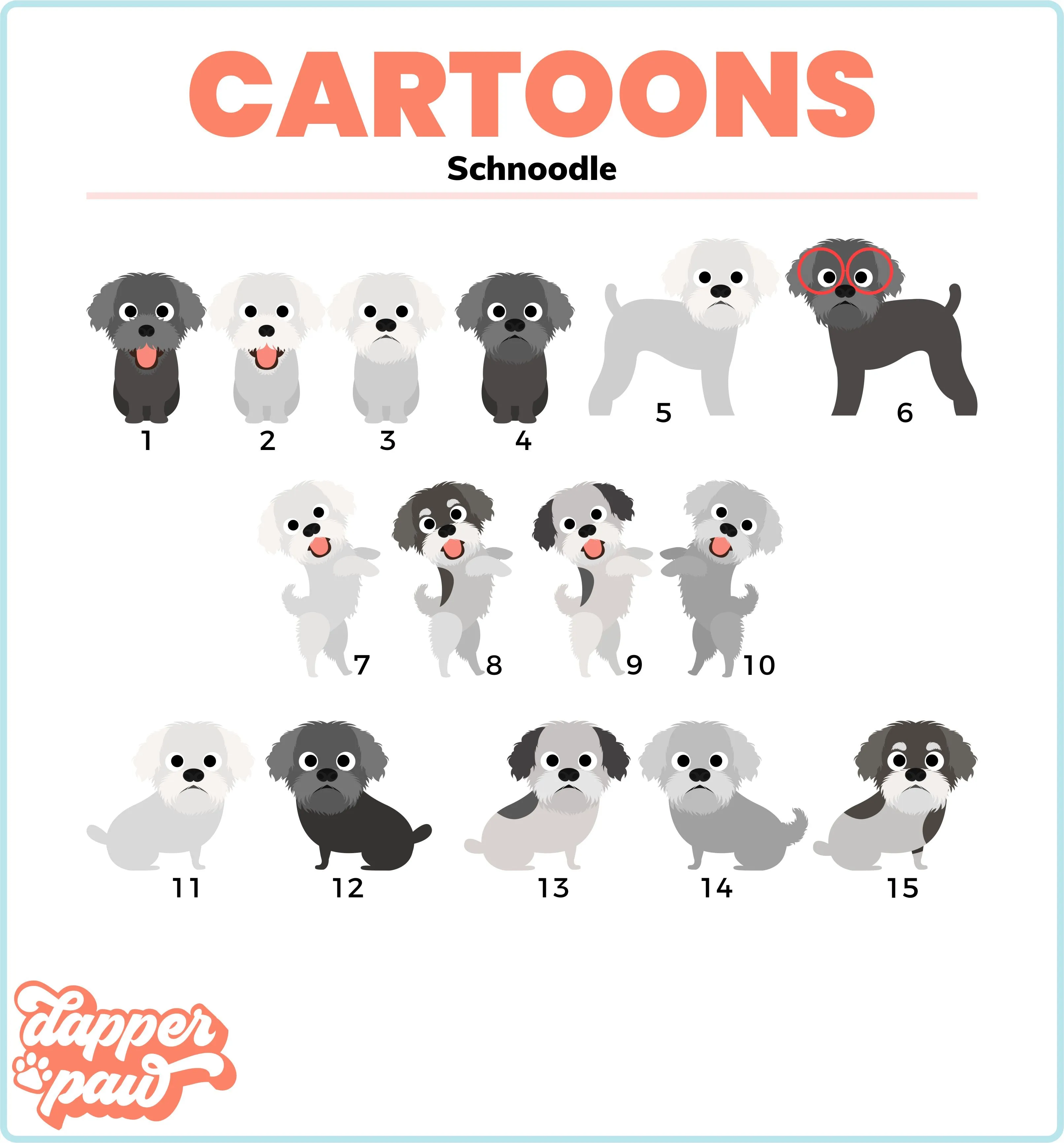 Pup and Me Cartoon Ornament