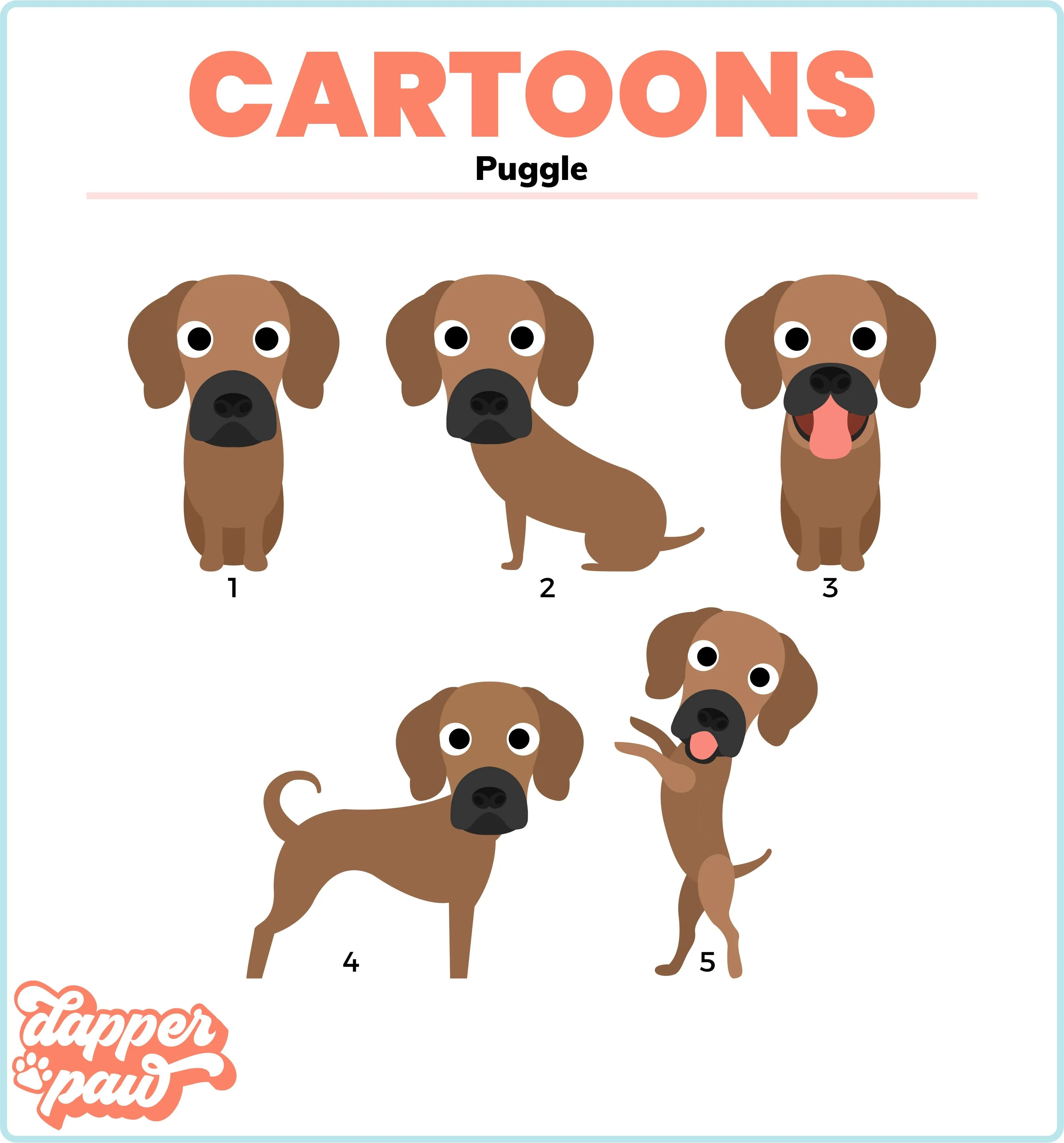 Pup and Me Cartoon Ornament