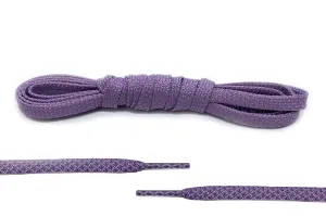 Purple Flat Laces (Reflective)
