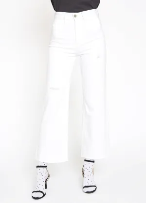 Queen High Rise Crop Wide Leg