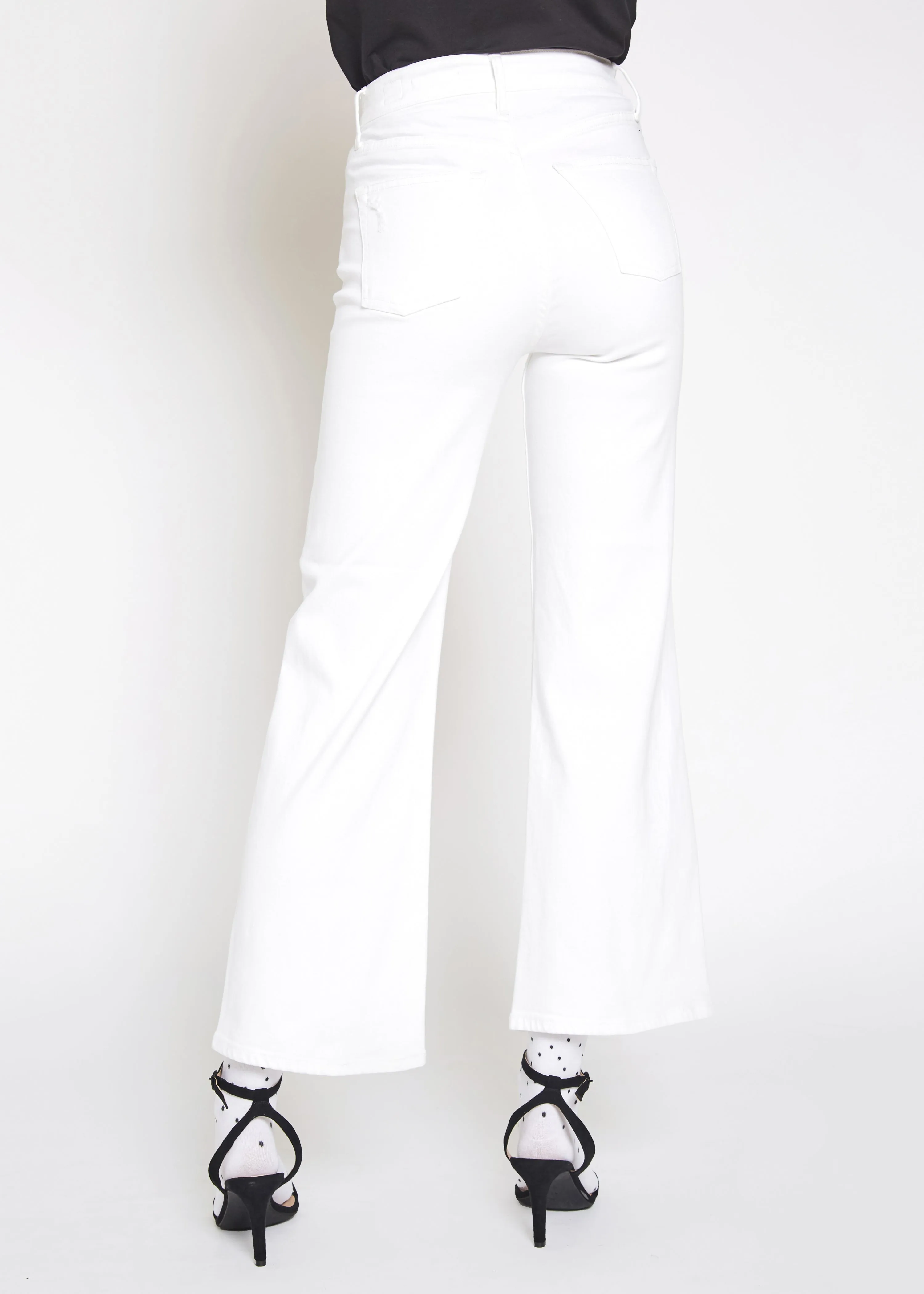 Queen High Rise Crop Wide Leg