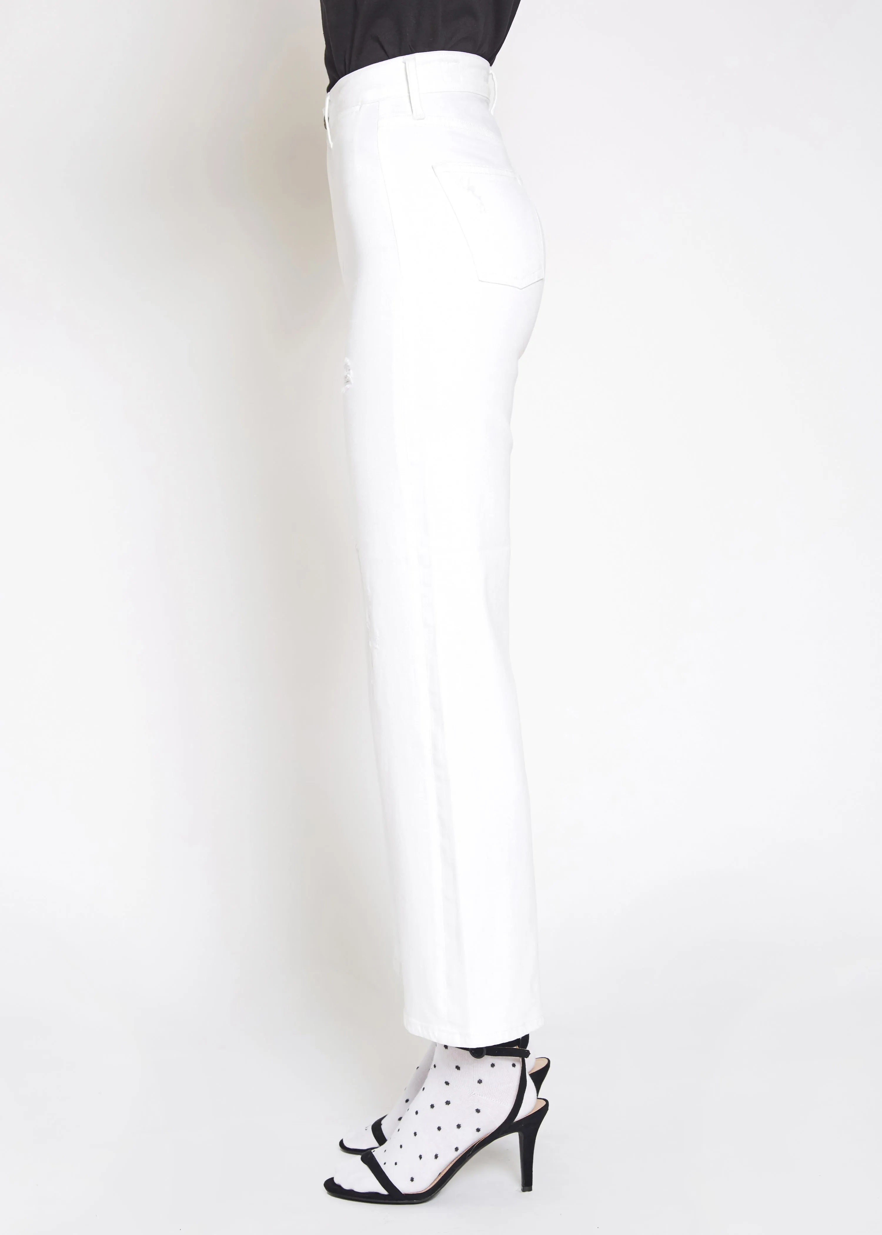 Queen High Rise Crop Wide Leg