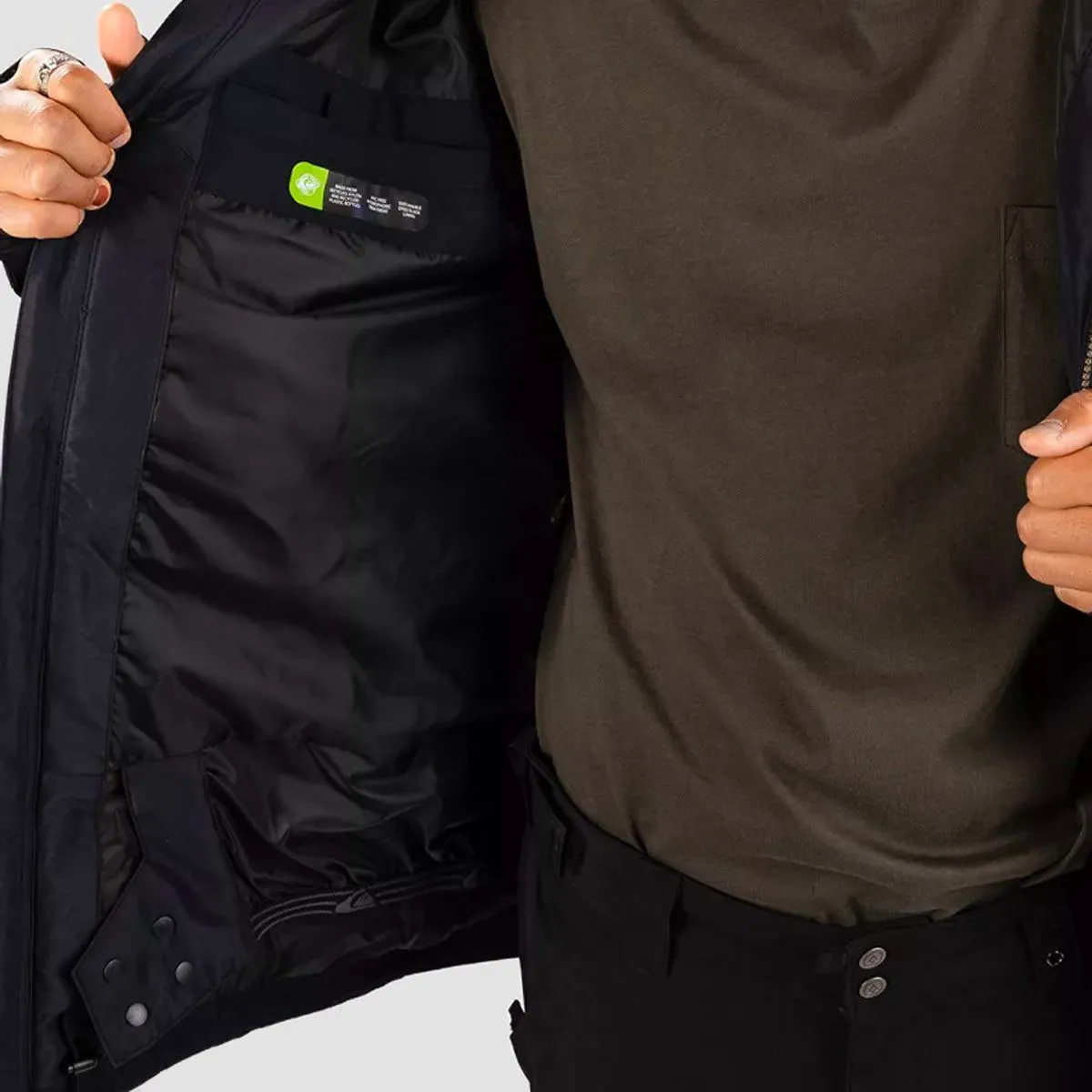 Quiksilver Fairbanks 10K Snow Jacket True Black