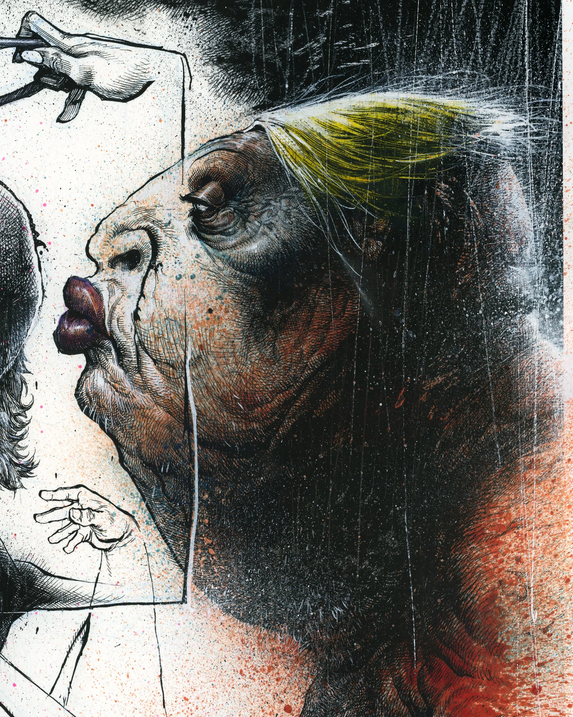 "Asu" Hand Embellished 16x20 Print
