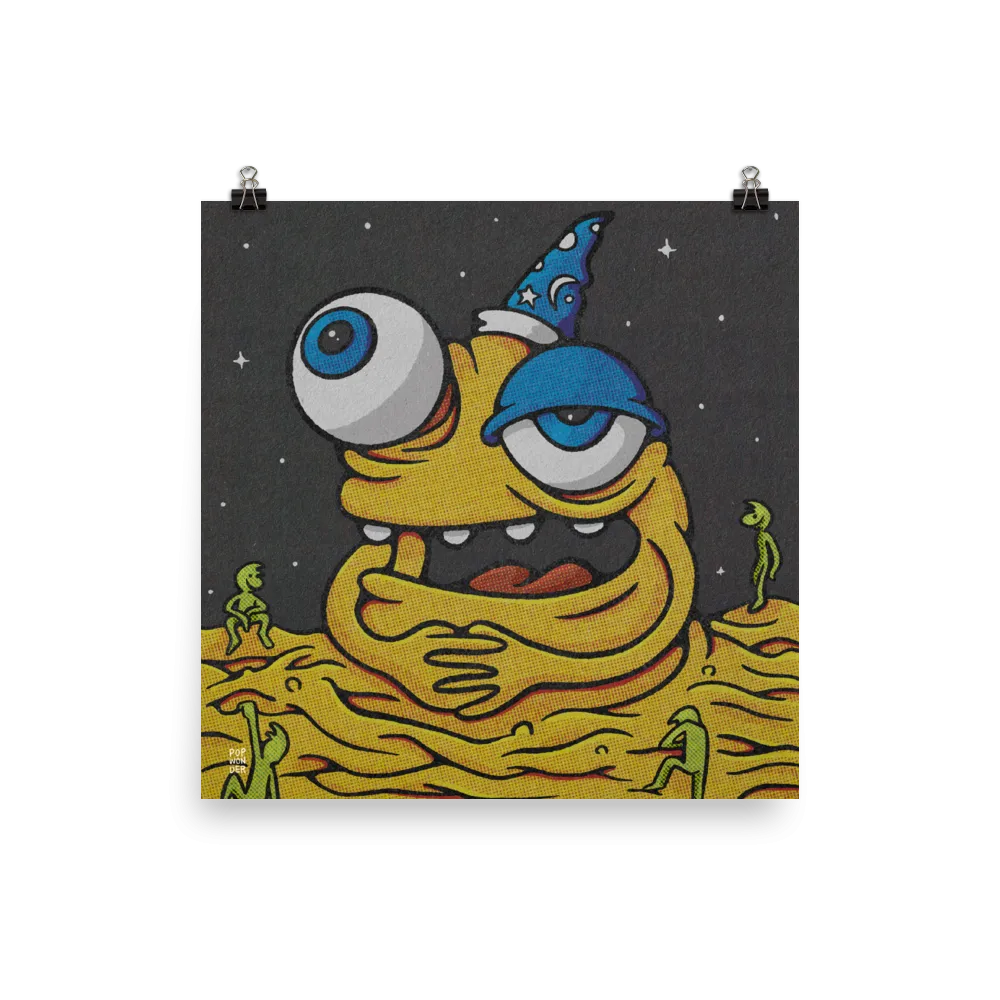 "Did I Ever Tell You About The Time" Pop Wonder Art Print 12in x 12in