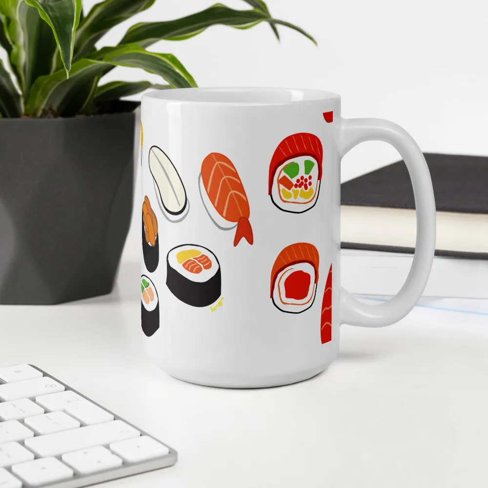 "I Love Sushis" Mug design by Hero.