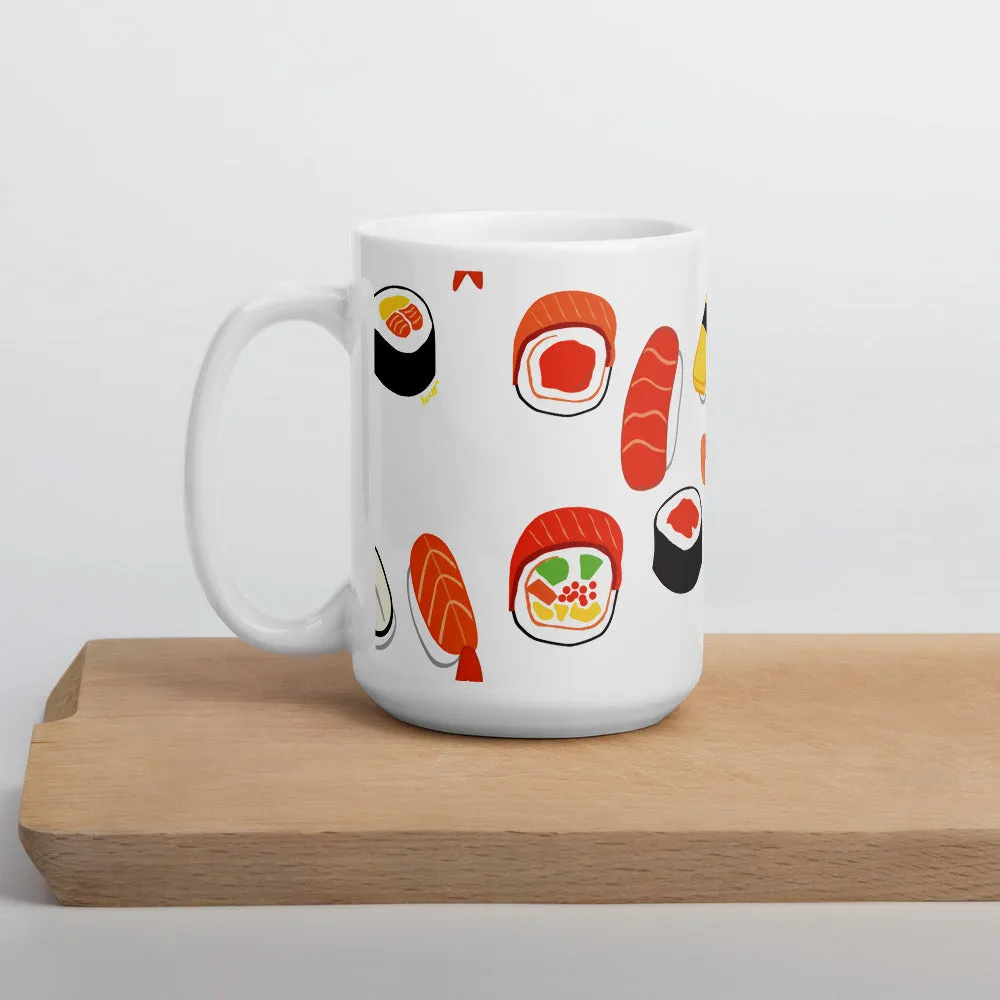 "I Love Sushis" Mug design by Hero.