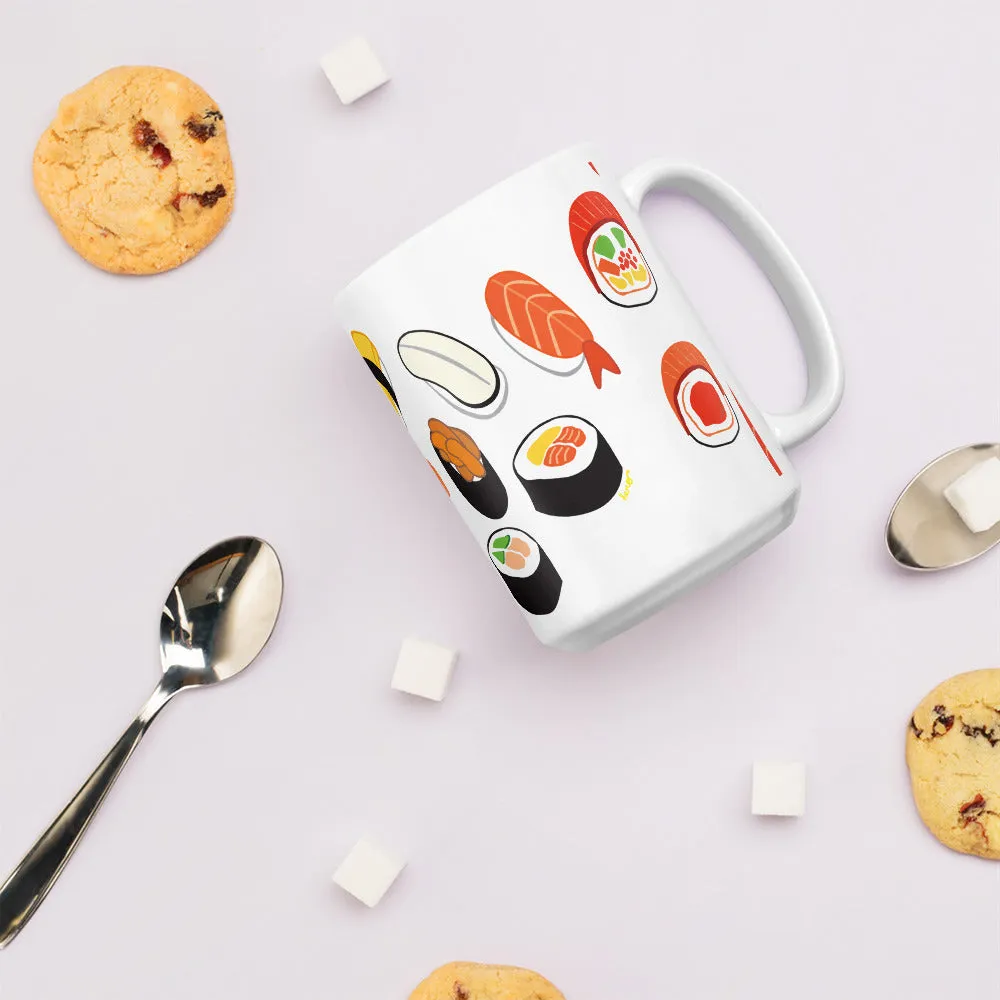 "I Love Sushis" Mug design by Hero.