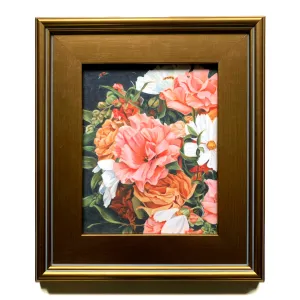 "Ladybug Bouquet" Embellished Canvas Print