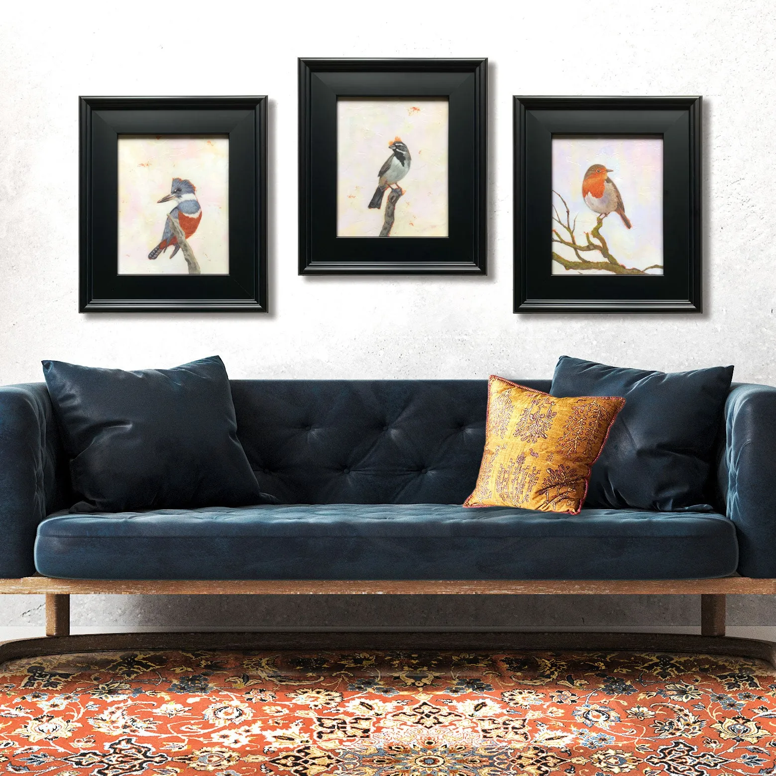 "Pathfinder" Bird Embellished Canvas Print