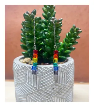 Rainbow earrings