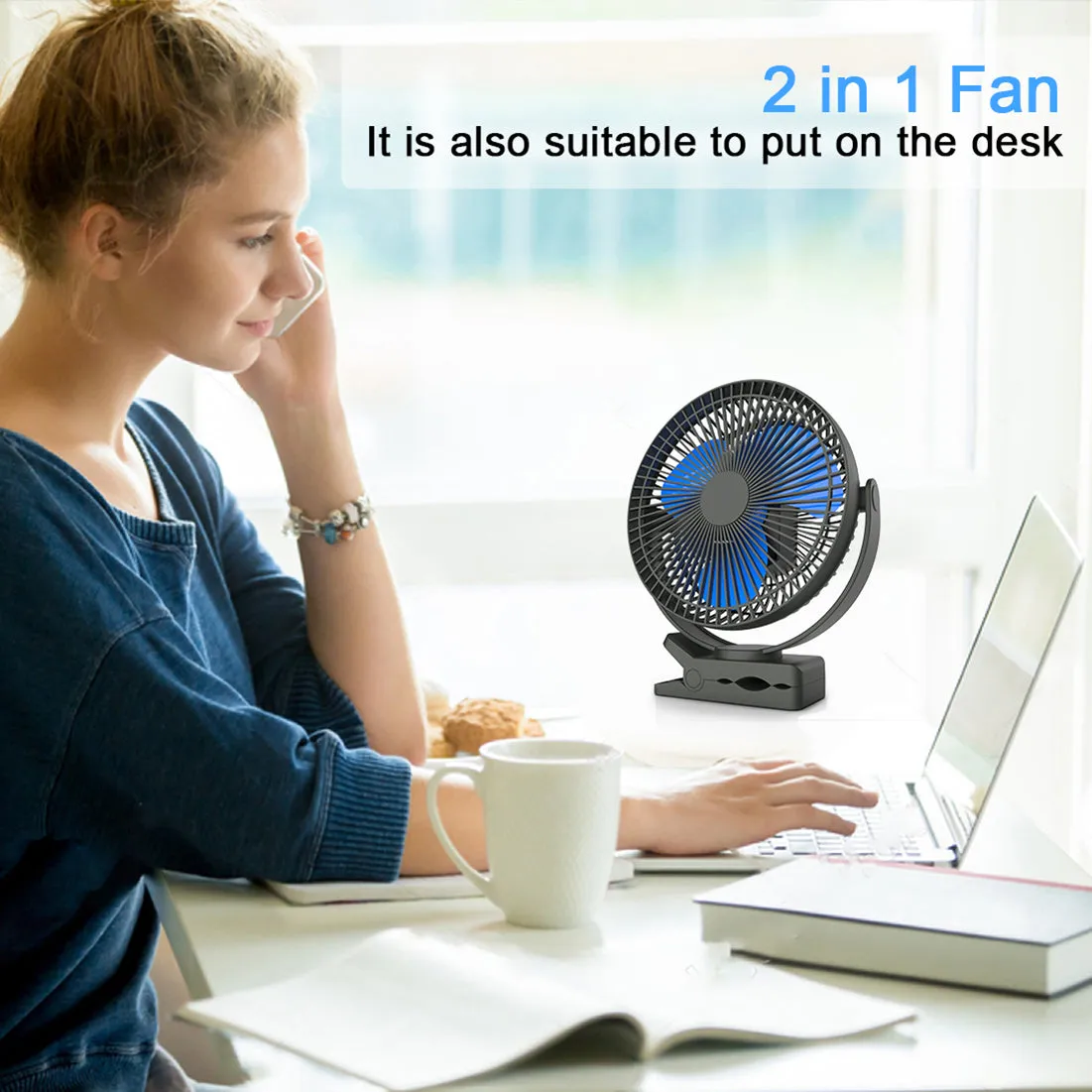 Rechargeable Portable Fan