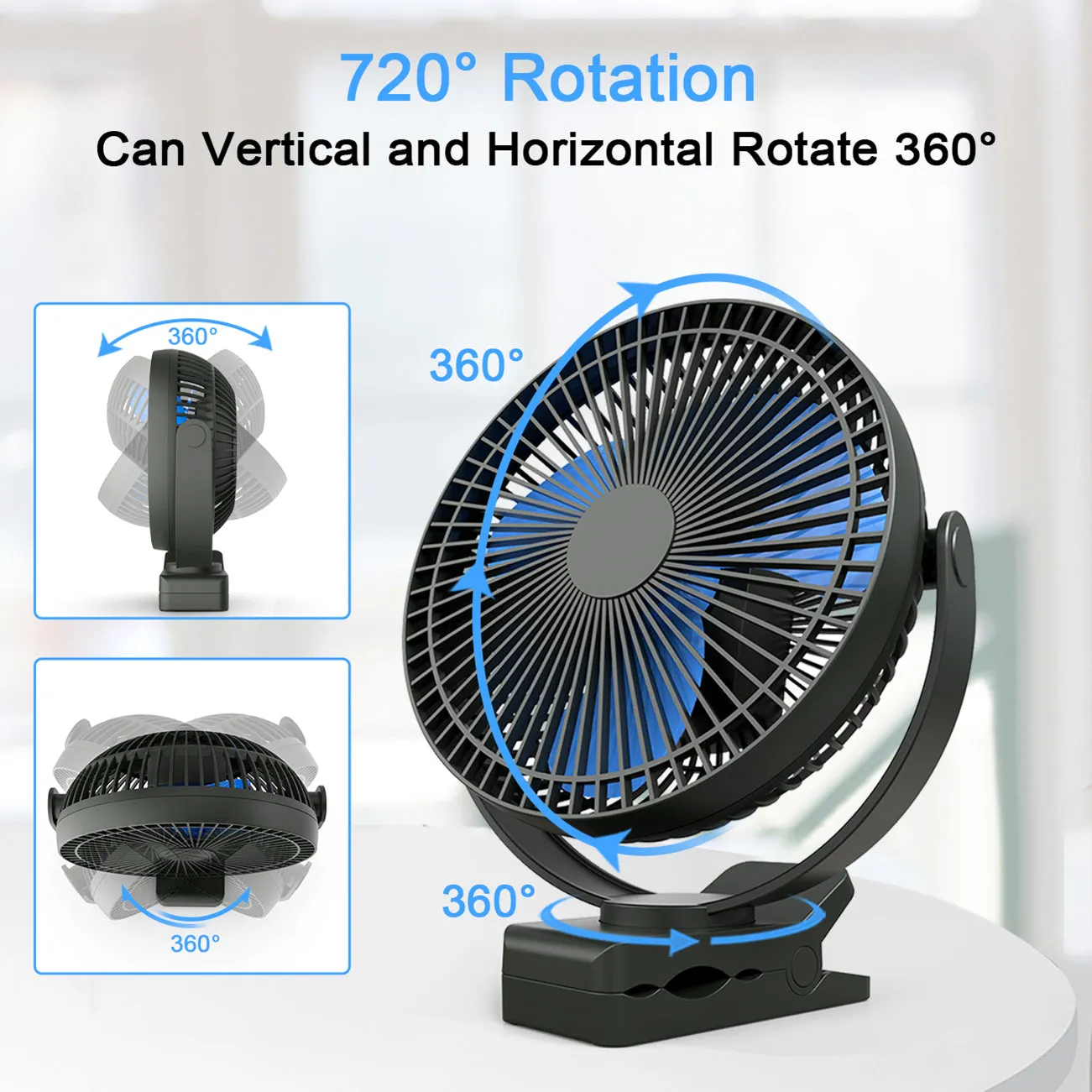 Rechargeable Portable Fan