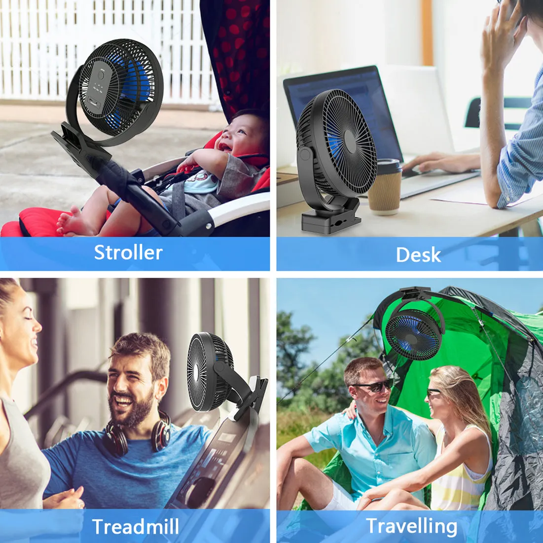 Rechargeable Portable Fan