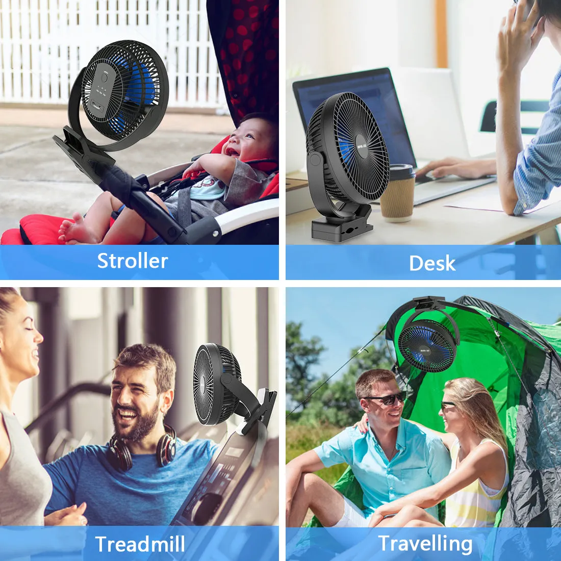 Rechargeable Portable Fan