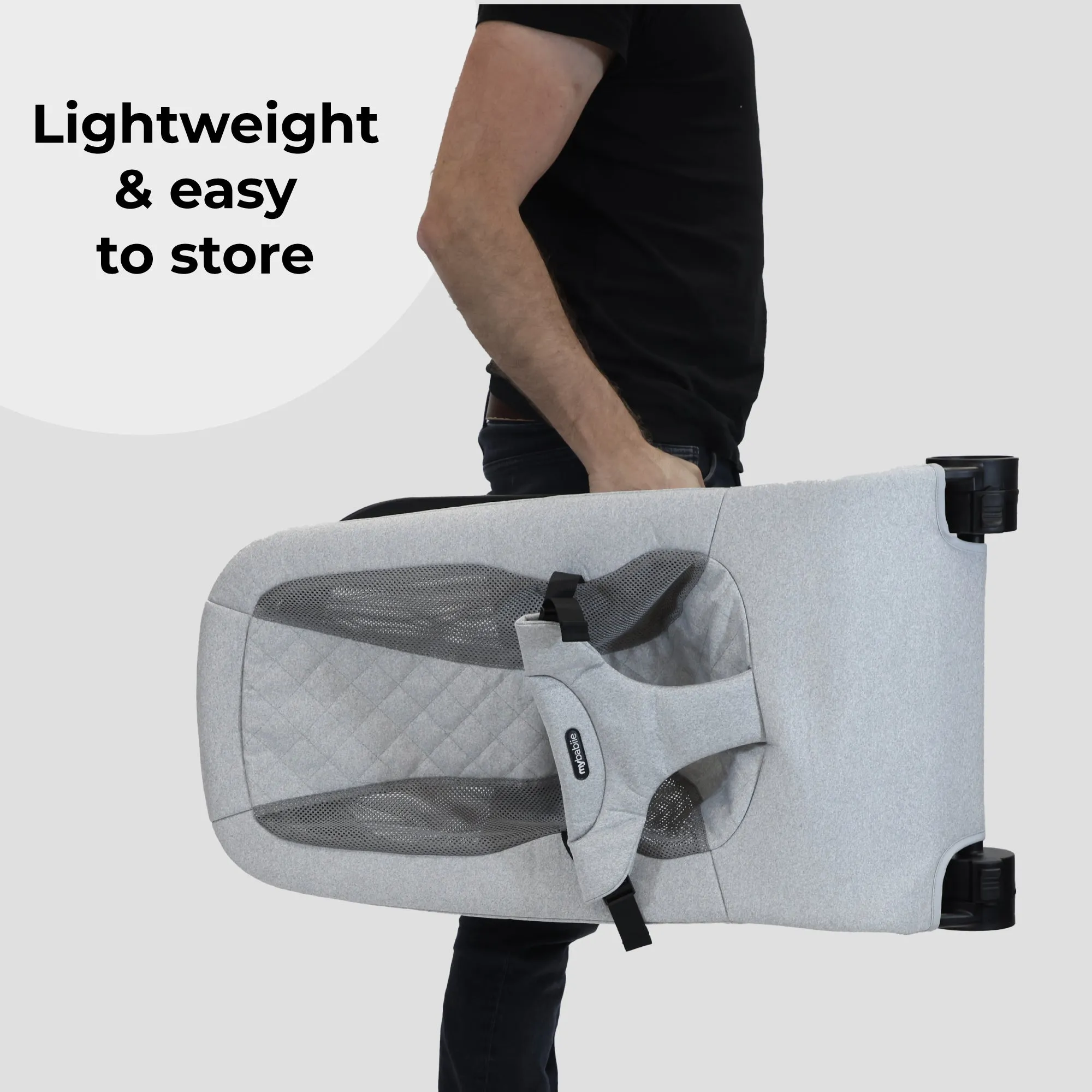 Reclining Baby Bouncer - Grey