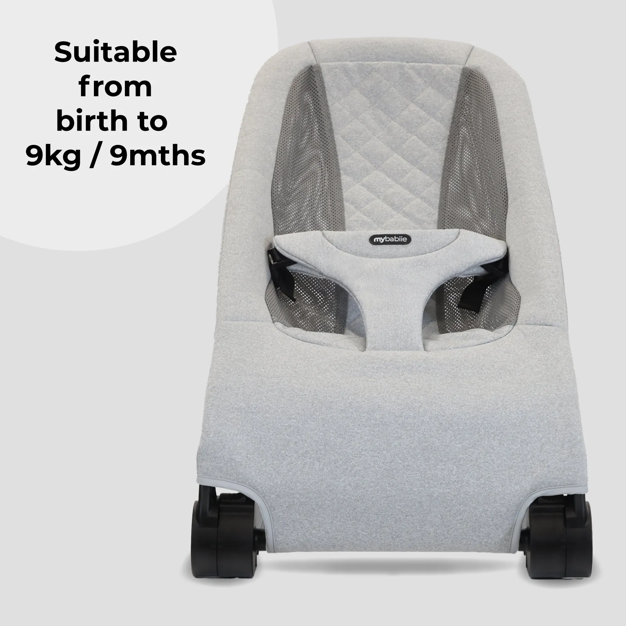 Reclining Baby Bouncer - Grey
