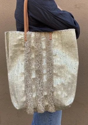 Recycled Summer Tote - Yellow Gold