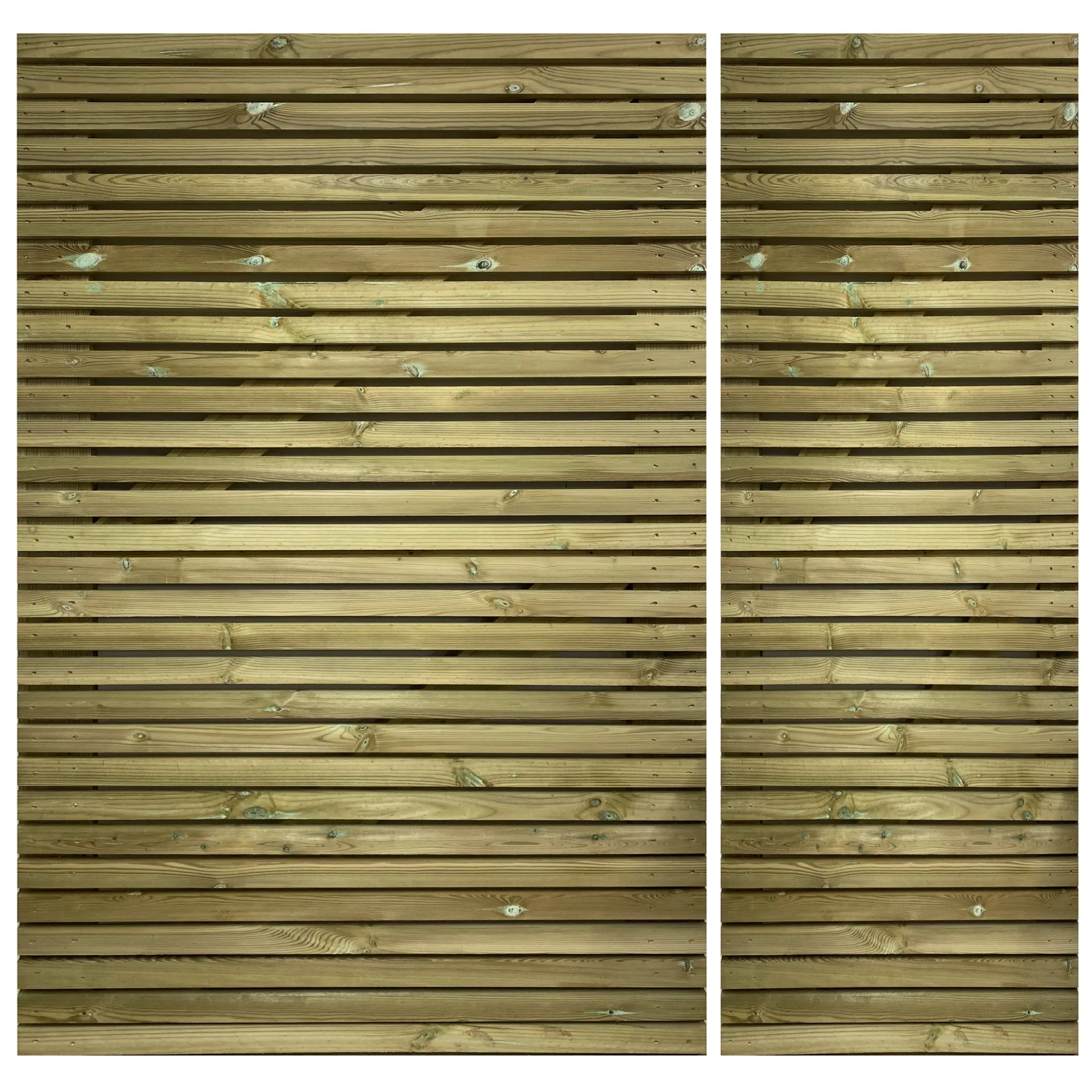 Redwood Slatted Gates 3/4 1/4