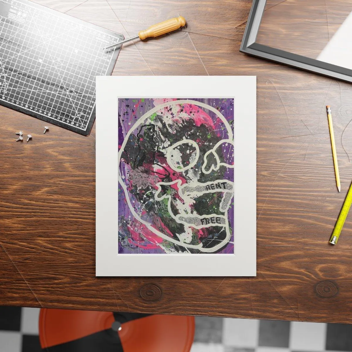 Rent Free Gloss Print w/ Frame