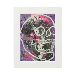 Rent Free Gloss Print w/ Frame