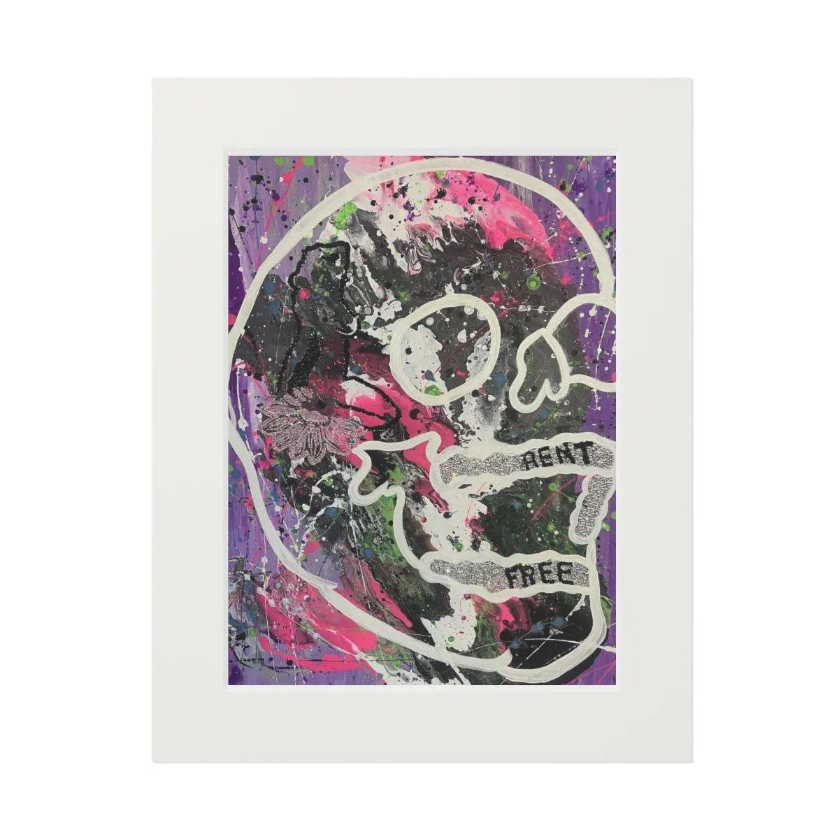 Rent Free Gloss Print w/ Frame