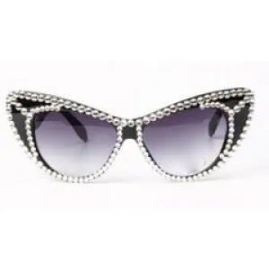 Rhinestone Embellished Cat-Eye