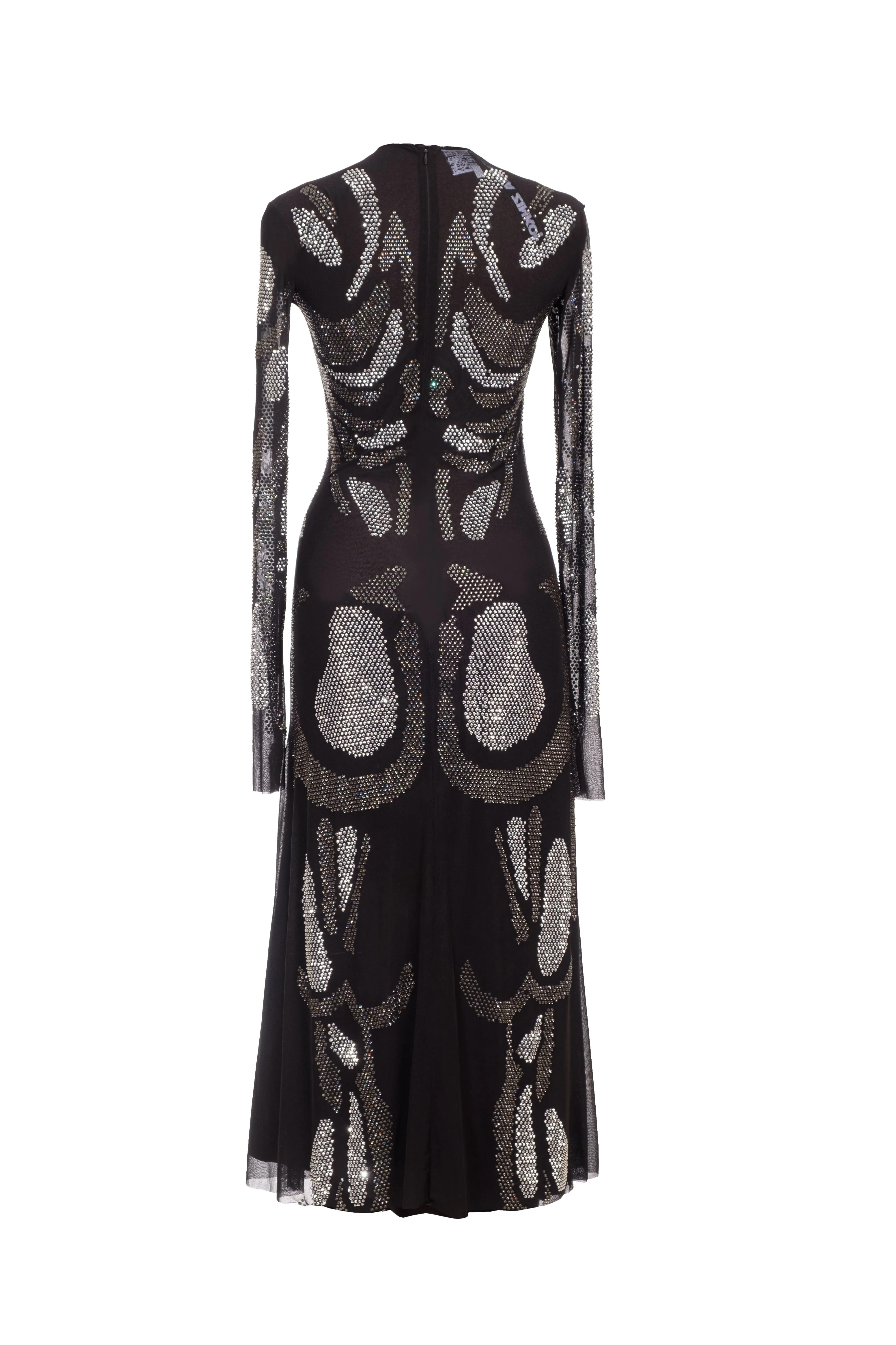 Rhinestones Embellished Dress