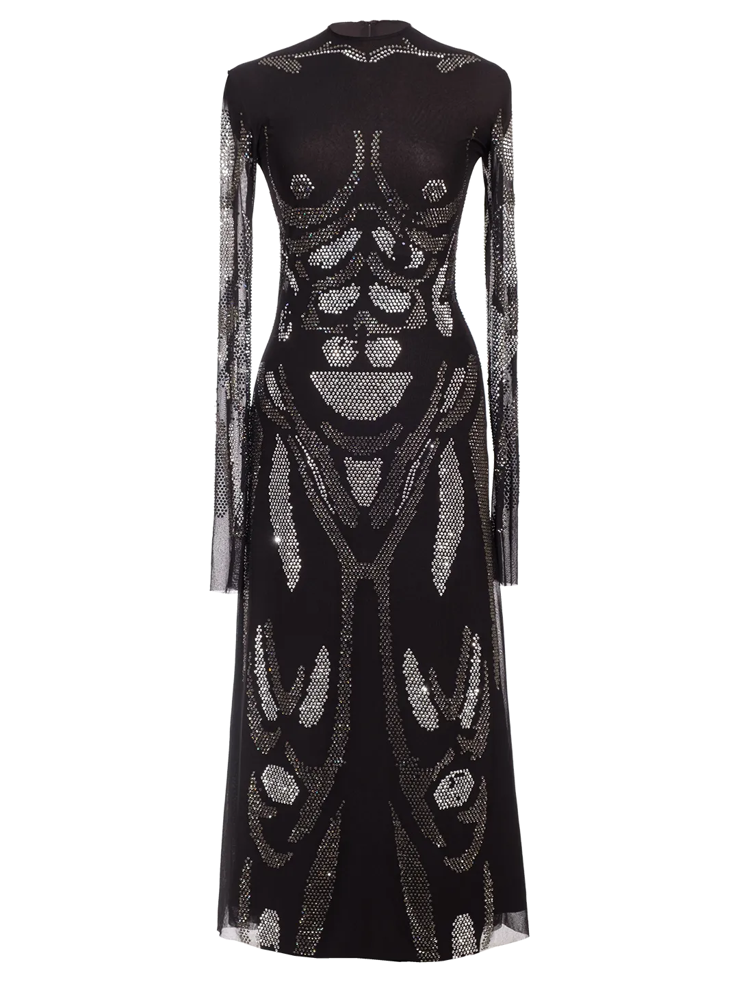 Rhinestones Embellished Dress