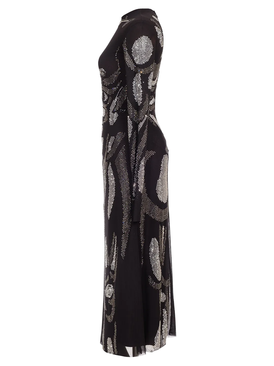 Rhinestones Embellished Dress