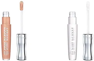 Rimmel Stay Glossy 6 Hour Lipgloss, Non-Stop Glamour, 0.18 Fl Oz (Pack of 1) & Rimmel Stay Glossy 6 Hour Lipgloss, Seduce Me, 0.18 Fl Oz (Pack of 1)