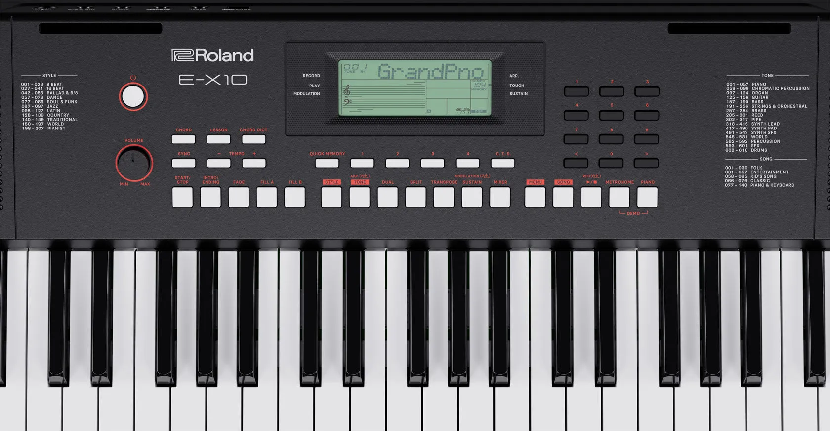 Roland E-X10 Portable Keyboard