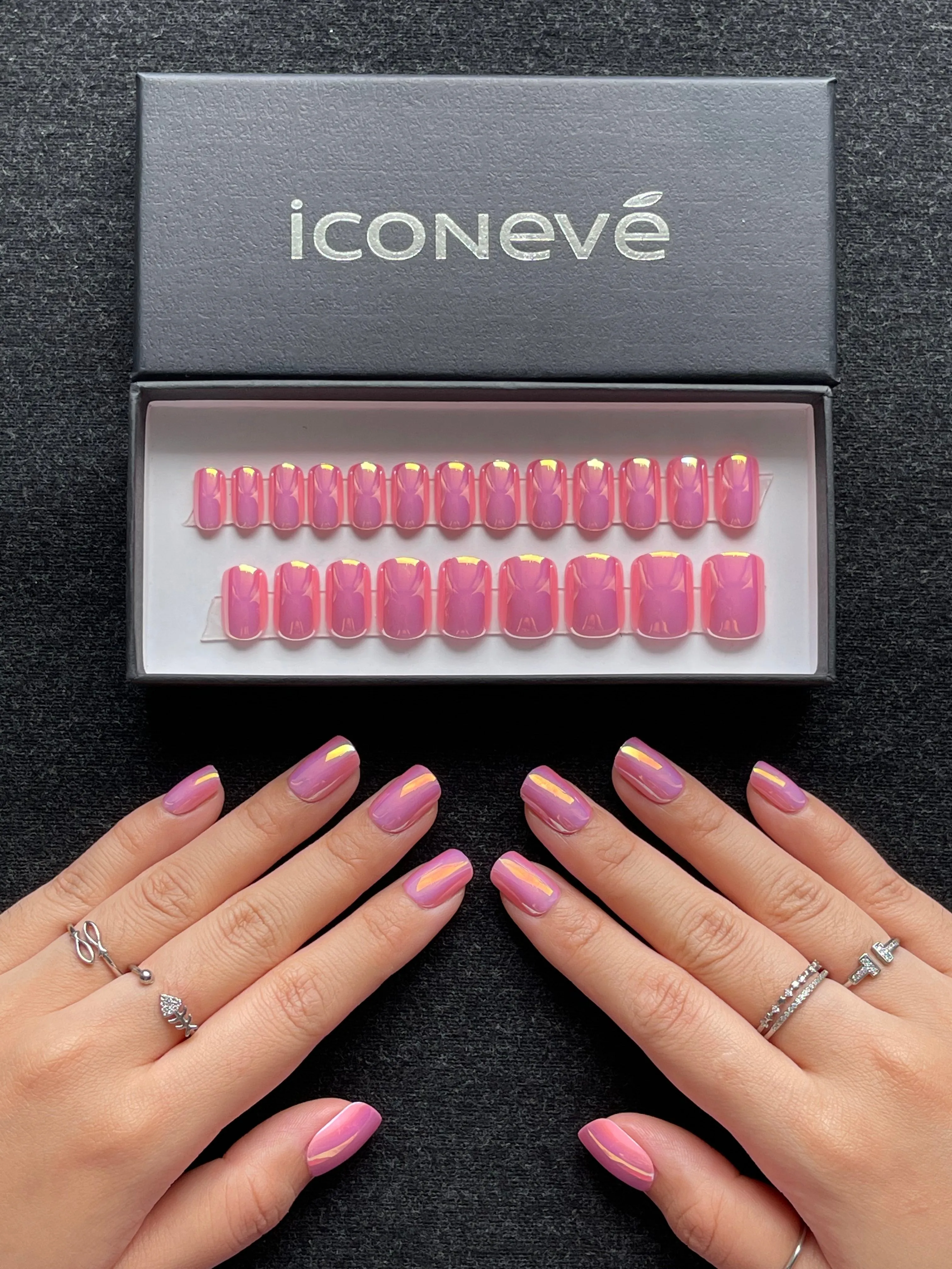 Rose Shadow - Glossy Square