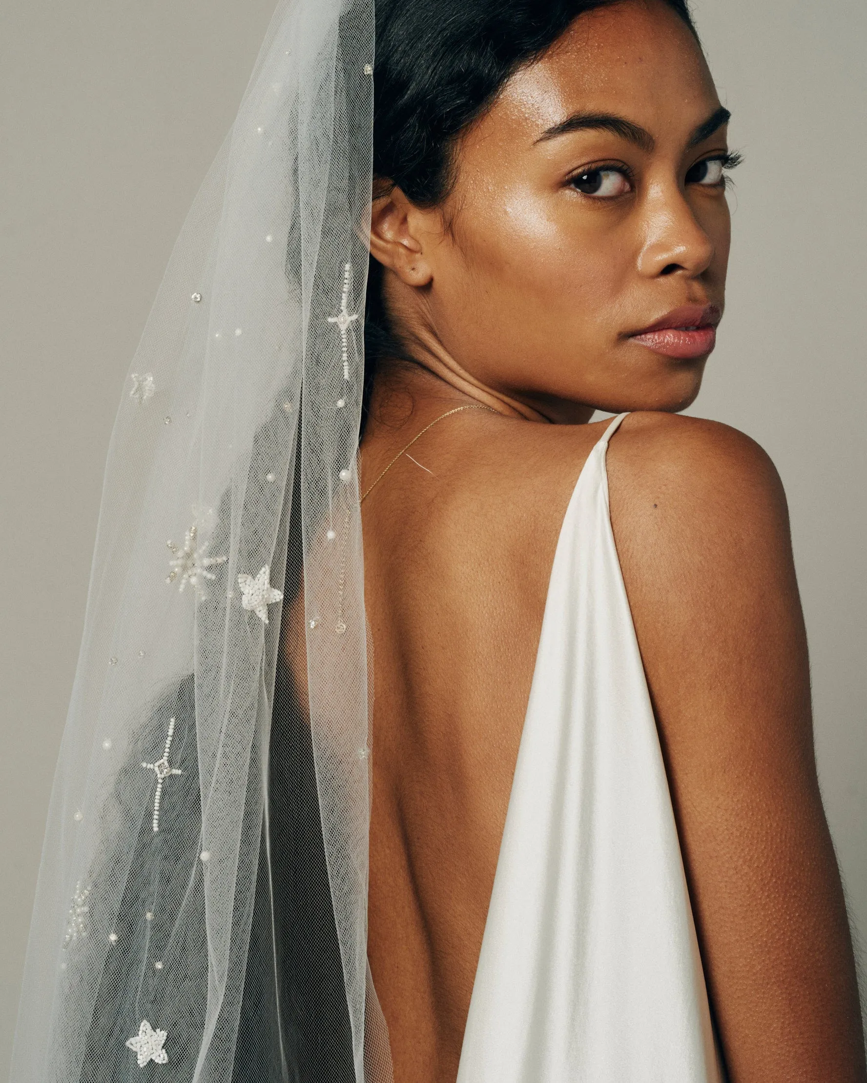 RTS ASTRA STAR BEADED VEIL