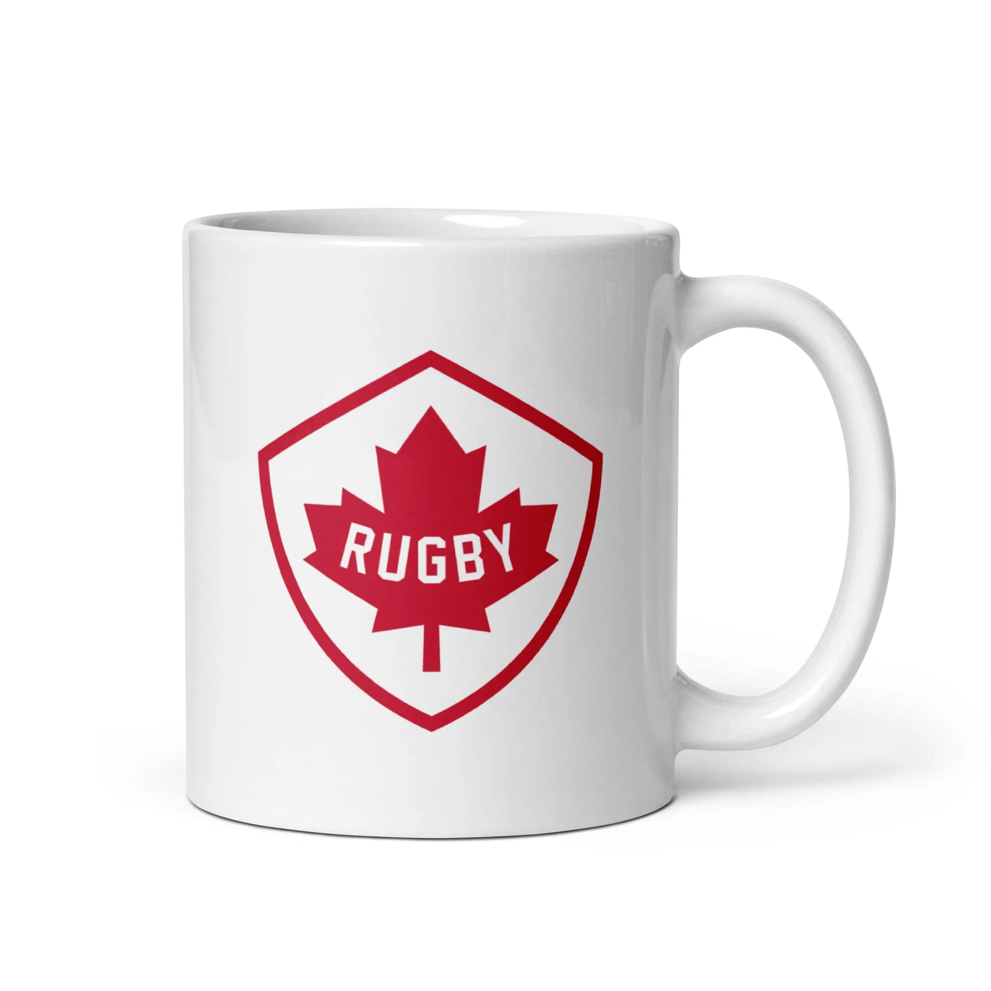 Rugby Canada White Glossy Mug