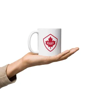 Rugby Canada White Glossy Mug