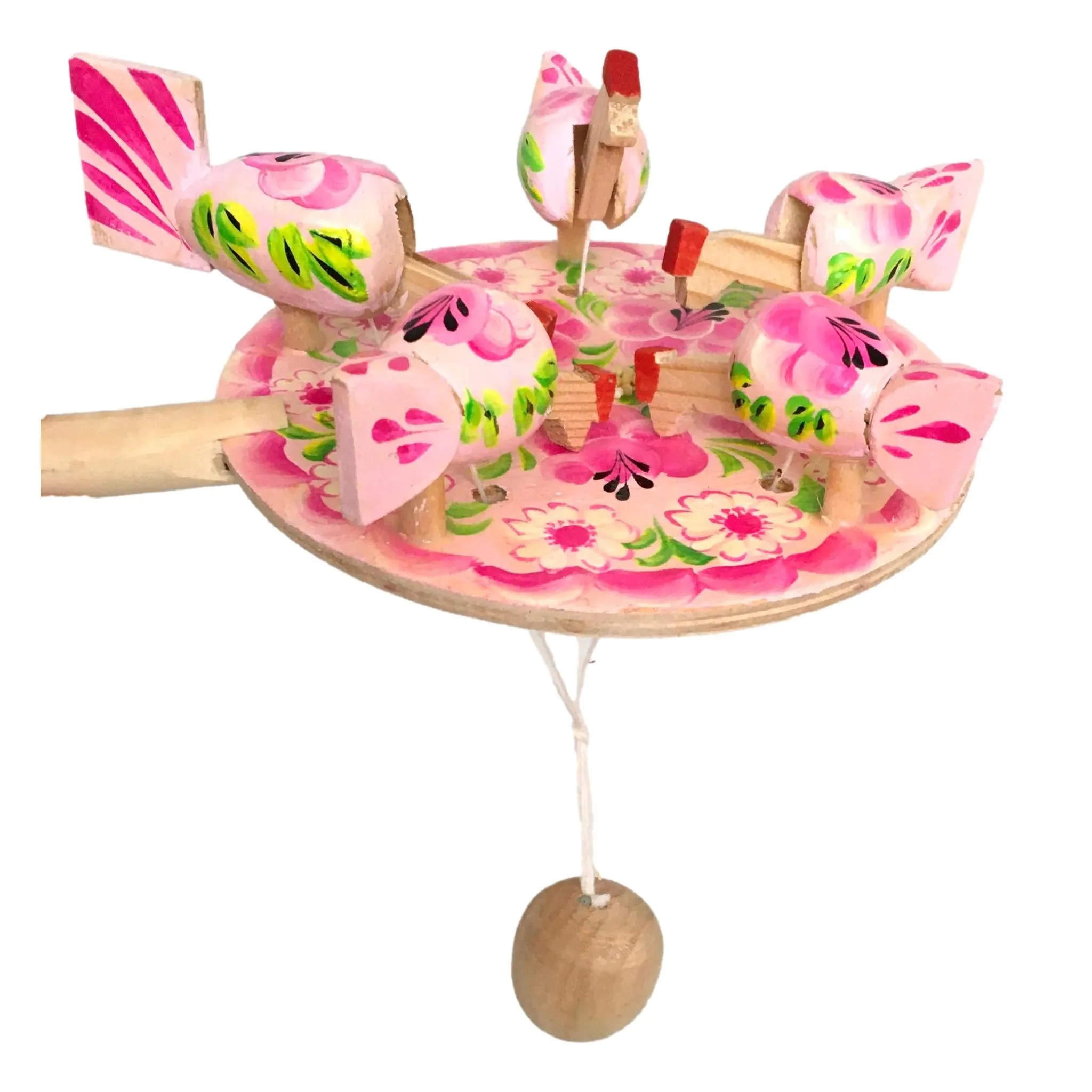 Russian Children Handcrafted Toy Pink